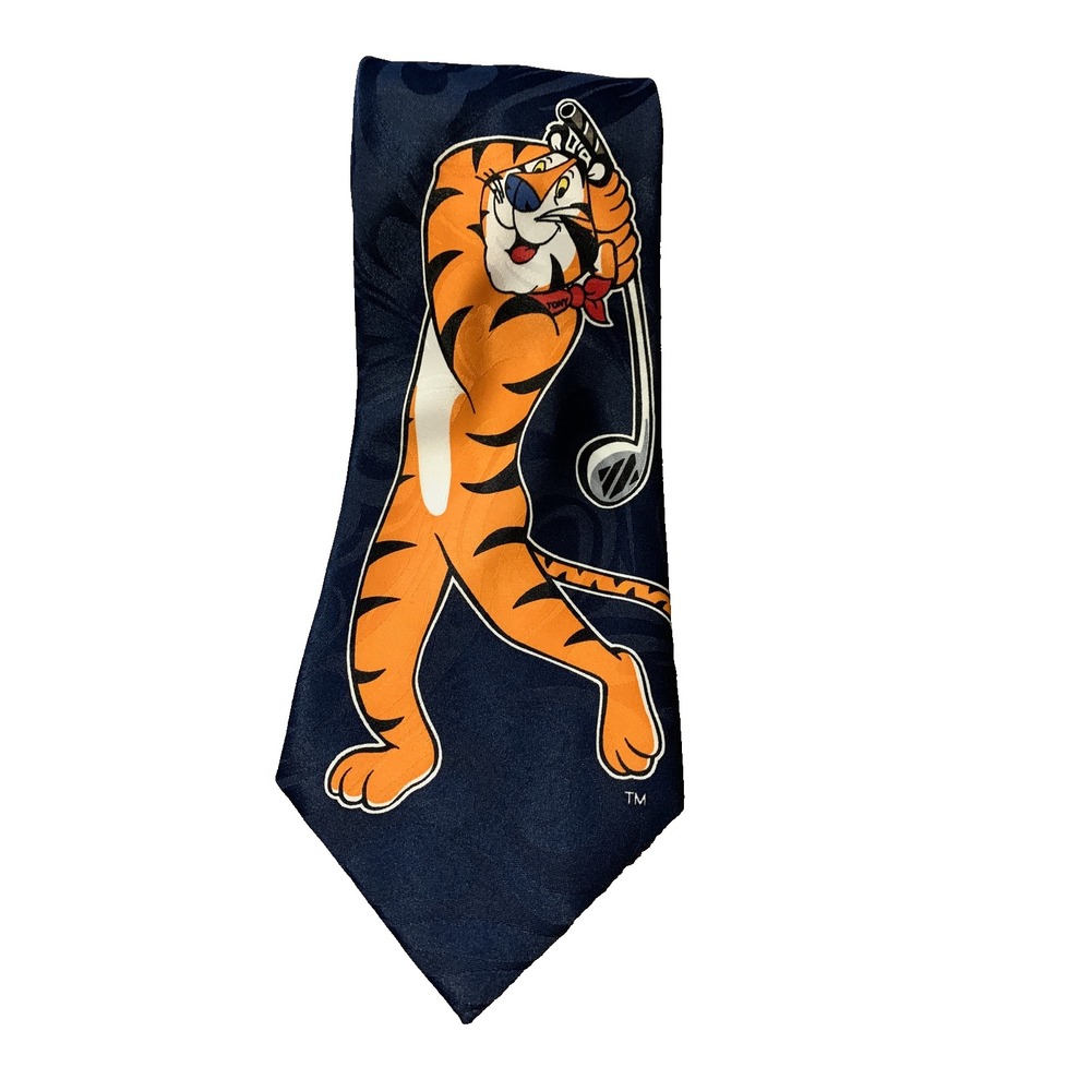 Vintage  Tony The Tiger Tie Golf Kellogg's